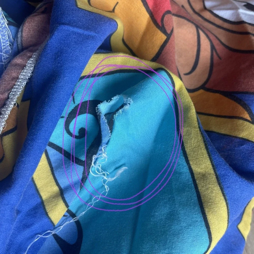 Vintage Aladdin Disney 3 Piece Twin Size Bed Set Fitted Flat Pillowcase 90's